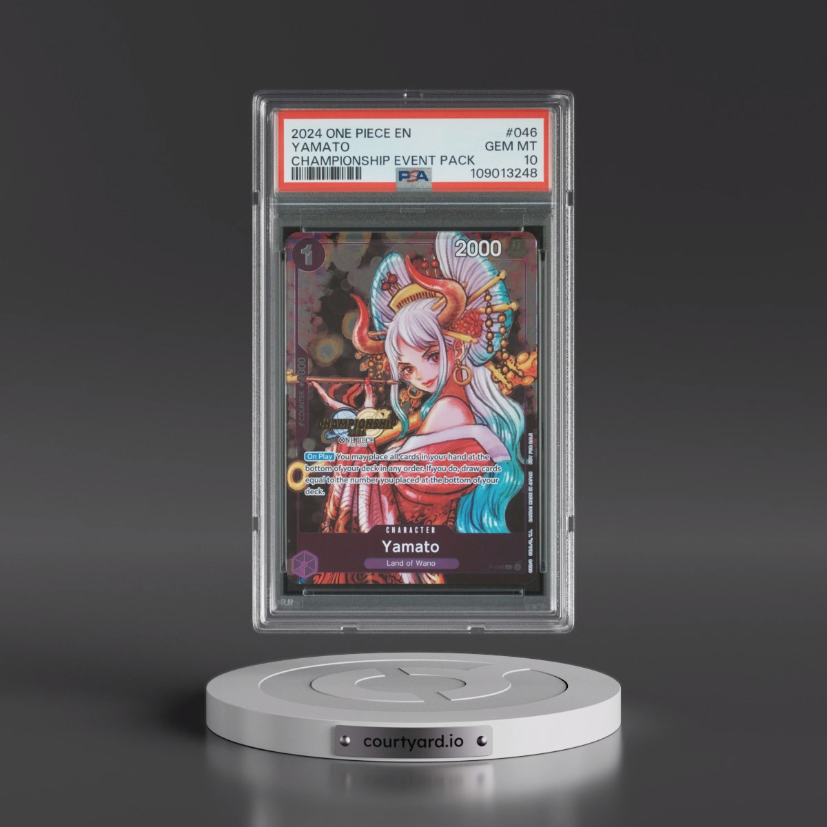 2024 Yamato - One Piece One Piece Championship 2024 Event Pack PSA